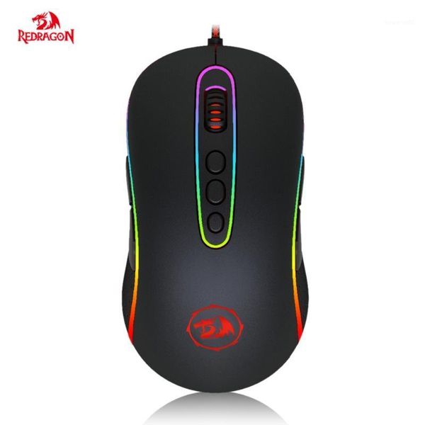 

redragon m702-2 phoenix 10000 dpi rgb gaming mouse customizable 7 colour 5 programmable user modes usb wired mice1