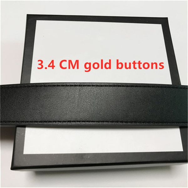 

fashion belts men belt women belt big gold buckle genuine leather belt classical belts ceinture 2.0cm,3.0cm,3.4cm,3.8cm width with box 5aaaa, Black;brown