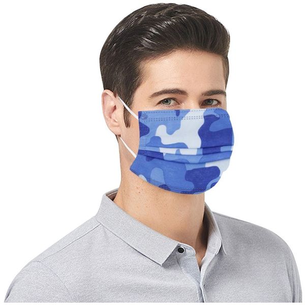 

маски новые открытый newwindproof деятельность пыле 20pcs дыхательные маски unisex камуфляж одноразовая промышленный 3-слойный дизайн для ли