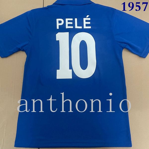 

top 1957/58 ретро винтаж классический pele 10 romario ronaldo thailand качество 57 58 выездных футбольных изделий униформа футбол футболка c, Black;yellow