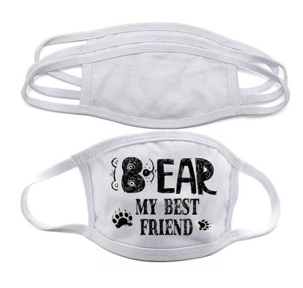 

in stock blanks sublimation face mask adults kids double layers dust prevention mask for diy heat transfer print ing, Black