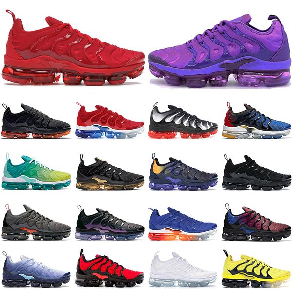

2021 tn plus men women running shoes fashion trainer triple black white coquettish purple suman psychic pink pastel usa mens sports sneakers