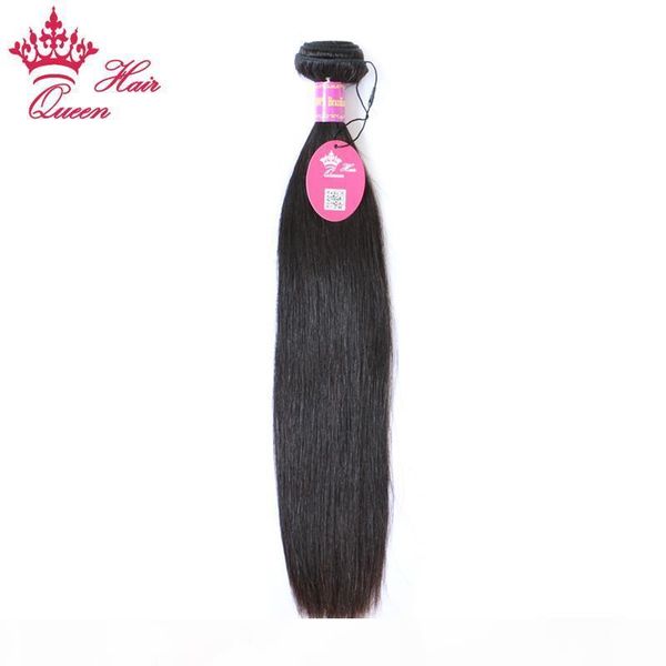 

queen hair brazilian virgin hair weft, 100% unprocessed virgin human hair, straight hair 12"-28" dhl free, Black