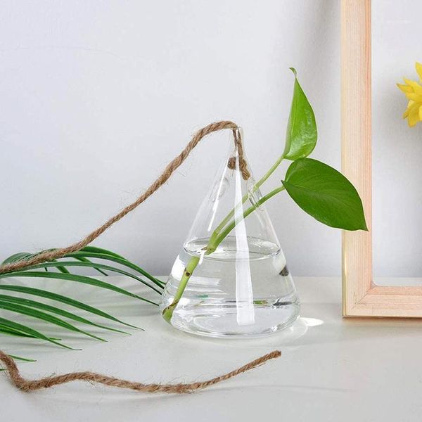 

vases hanging transparent glass flower hydroponic plants office home decoration terrarium j2y1