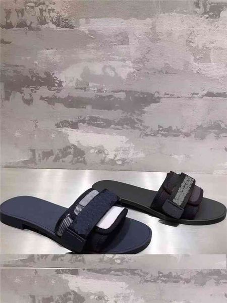 

early spring flip-flops with casual leather 35-40 sizes black blue