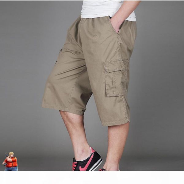 

cargo shorts men khaki black grey cotton clothing men's camouflage ropa plus size 6xl 140kg casual male extra large summer short y19042