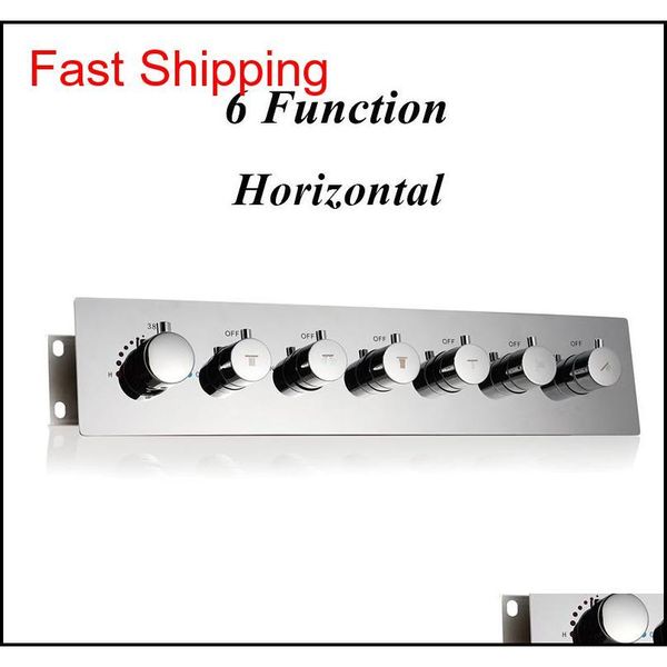 

big water 4/5/6 functions shower mixing valves thermostatic mixer faucet flow shower faucet brass ch qylhoi dh_seller2010