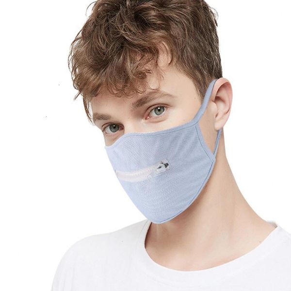 

protective washable mouth face reusable zipper masks dustproof breathable cycling mask yya170 xgdb#