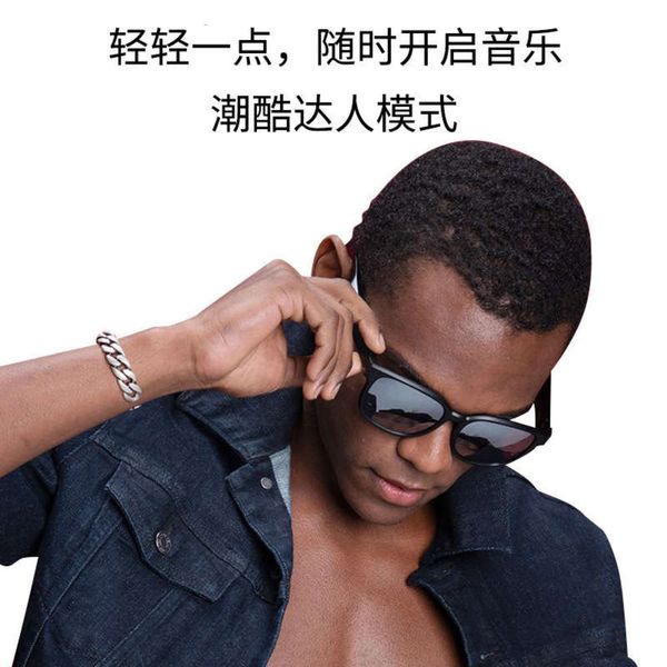 

external glasses directional smart bluetooth bluetooth glasses headset trend gm sunglasses sunglasses, White;black