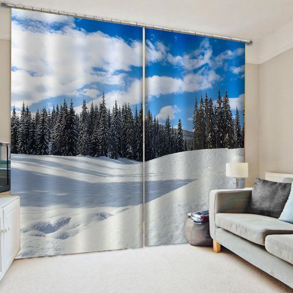 

luxury blackout 3d window curtain for living room bedroom nature scenery curtains stereoscopic curtains forest curtains