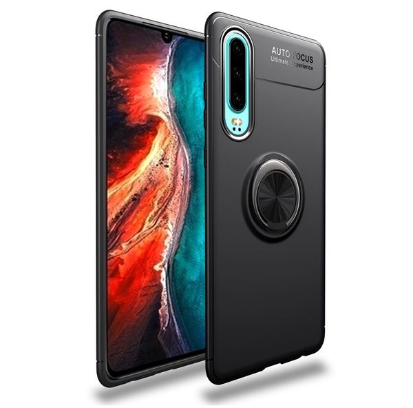 

metal ring holder 360 degree rotating tpu case for huawei p30