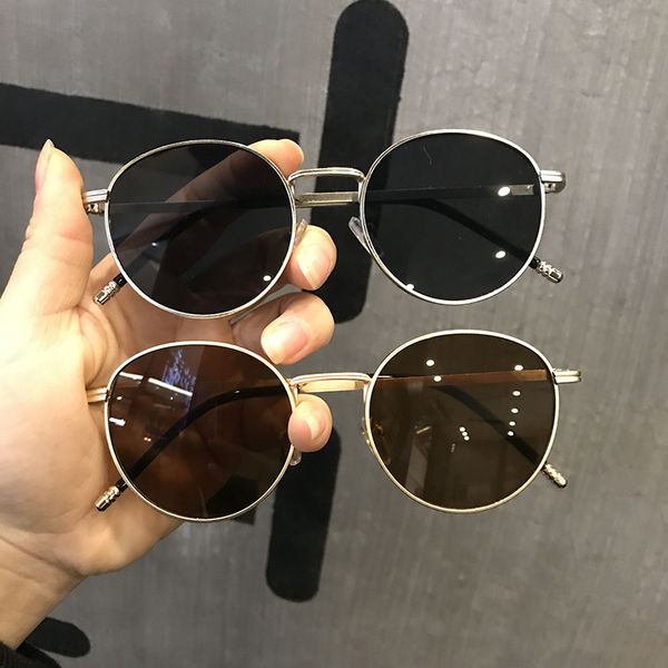 

ldriving female fashion round personalized sunglasses frosted frame small face harajuku style lovers m, White;black