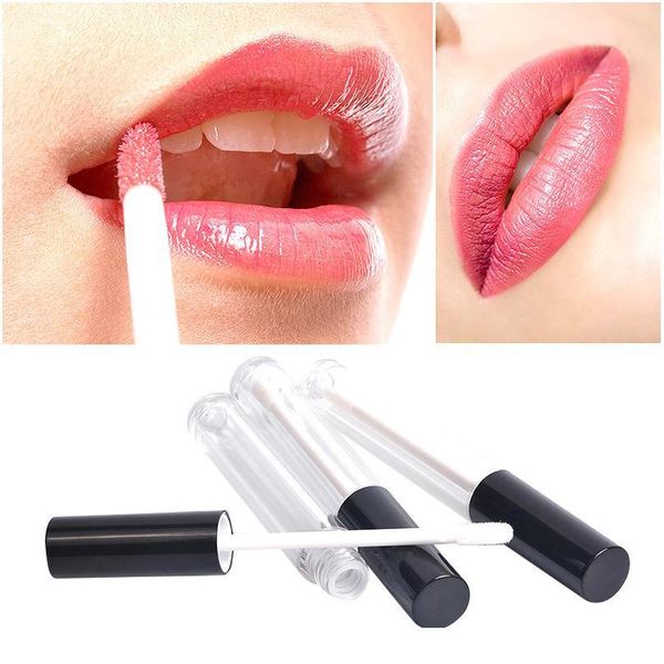 

10ml plastic lip gloss tube small lipstick tube with leakproof inner sample cosmetic conta qyldui
