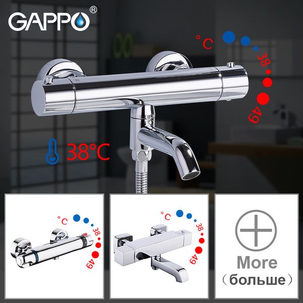 

gappo thermostatic shower faucet shower faucets bathroom bathtub faucet bath shower mixer with thermostat set chrome faucet 1011