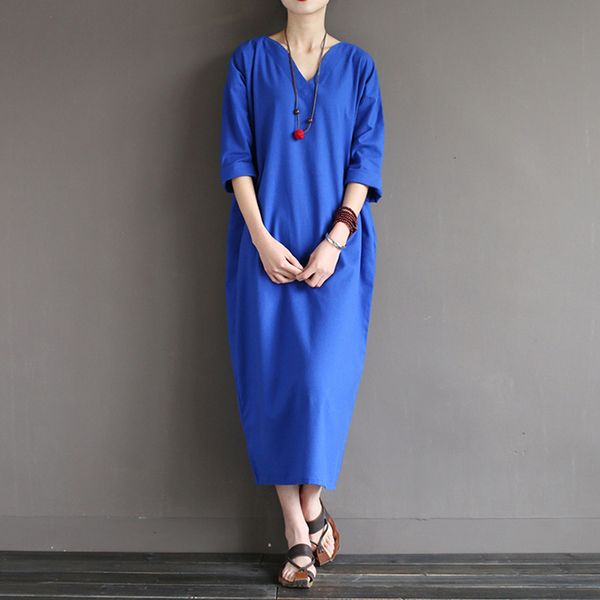 

wear spacious cotton dress, dress in summer