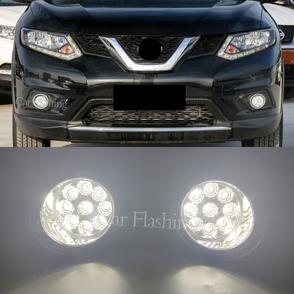 Für Nissan X-trail T32 X-trail Rogue 2014 2015 2016 LED Nebel Licht Schalter Kabelbaum Abdeckung Grill nebel Lampe Montage Nebel Lichter