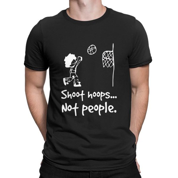 

new arrival shoot hoops not people tshirt s violence basketball lovers soft black funny for hooded sweatshirt hoodie men t shirt