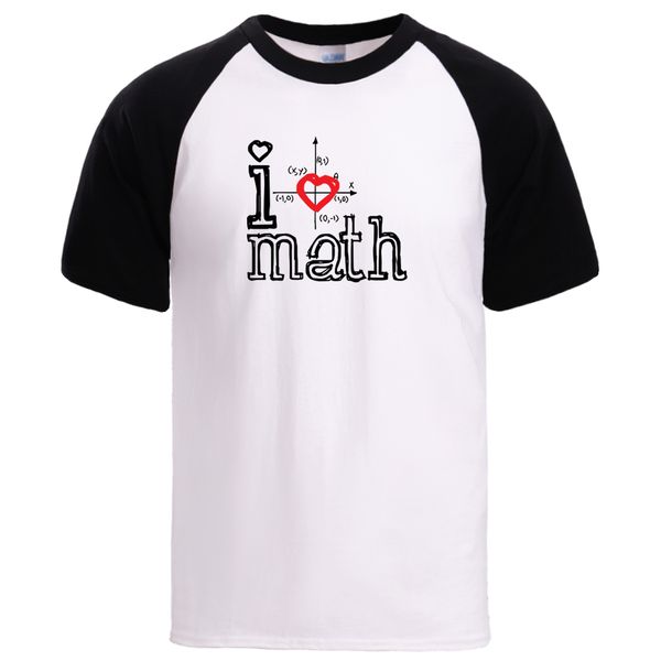 

i love math summer short sleeve tee funny mathematical logo print brand loose causal sport hooded sweatshirt hoodie men t shirt