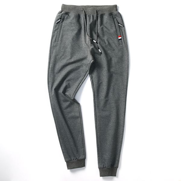 

2021 new men jogger pants slim fit male trousers casual sports streetwear mens gyms fitness workout sweatpants 5xl 9pnu, Black