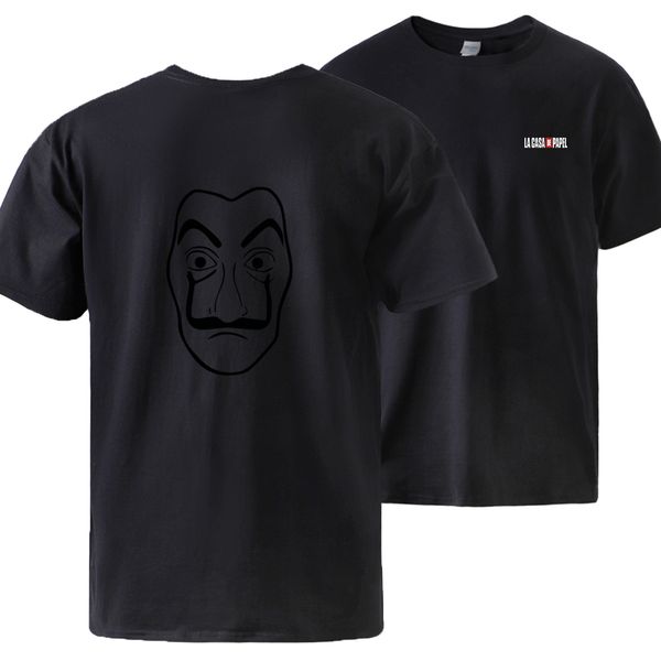 

men la casa de papel print mens sportswear summer short sleeve male loose fit workout tees sport hooded sweatshirt hoodie men t shirt