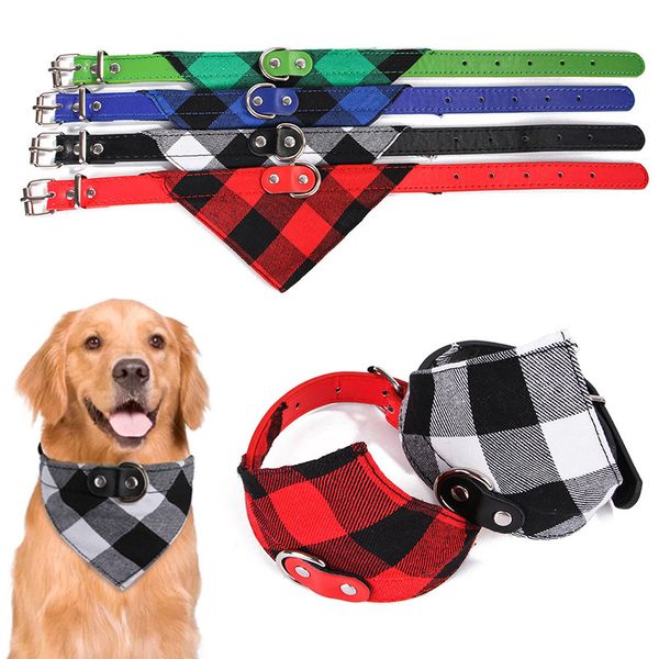 Stile unico Collare natalizio per cani e gatti Bandana Regalo per animali domestici Collari morbidi e comodi regolabili per cani di taglia piccola e media Triangolo Sciarpa natalizia lavabile di compleanno