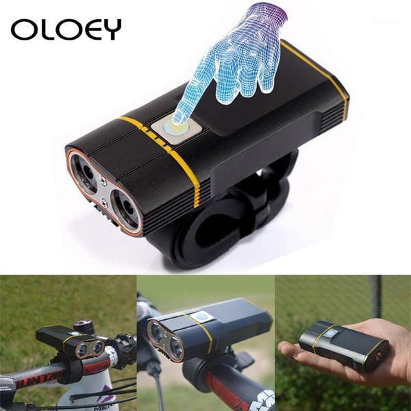

cycling warning mountain bike glare cycling equipment l2 led usb rechargeable lamp headlight front light safety bicycle lights1