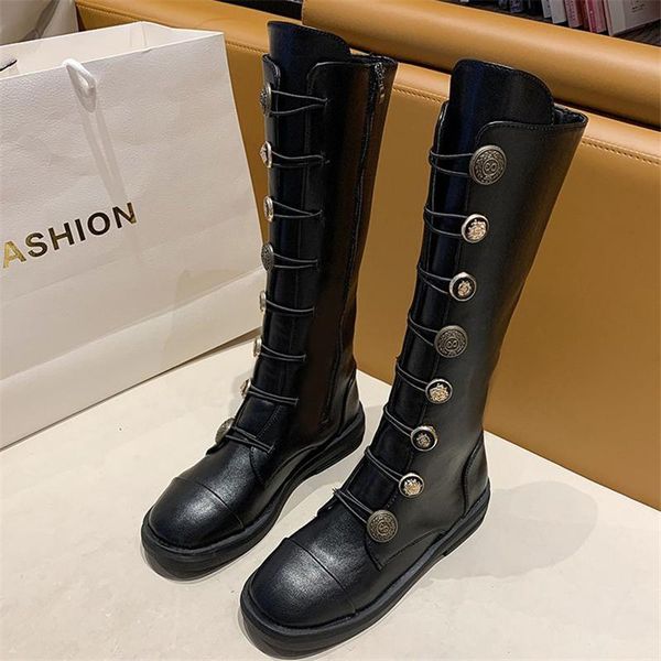 

winter designer women lace up western cowboy long boots platform knee black thigh gladiator shoes