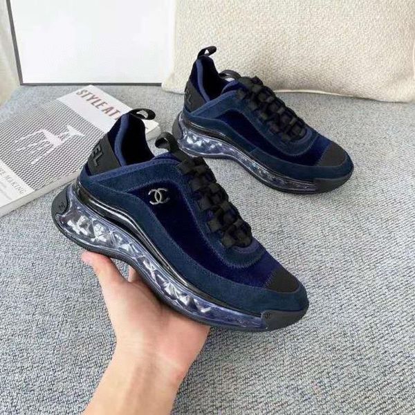

chanel 2020top мужчины кроссовки высокого качества марка повседневная дышащая обувь mesh soft беговая теннис мужская обувь летняя ys200807, Black