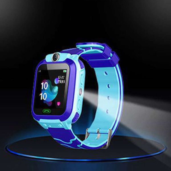 

q12b life waterproof children's smart students wear phone positioning watch