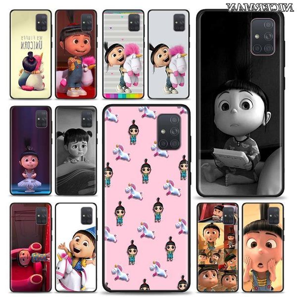 

мягкий чехол для samsung galaxy a70 a50 a40 a10 a30s a20s a10e a01 a21 a51 a71 phone fall thin shell обложка agnes fluffy unicorn