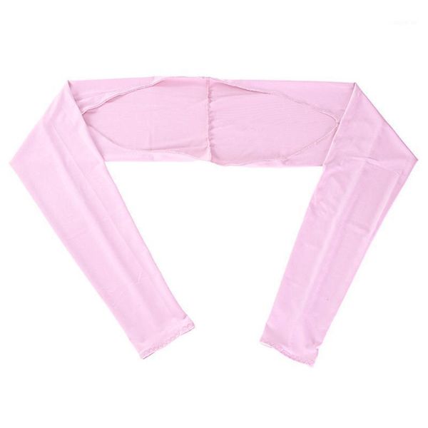 

elbow & knee pads men women summer sun protection camping golf cooling riding outdoor sports shawl arm sleeve with finger hole ice silk soft, Black;gray