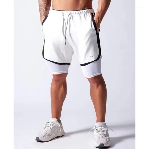 

men's shorts jogging running men's gym fitness training white sports summer straight large size pants1, White;black