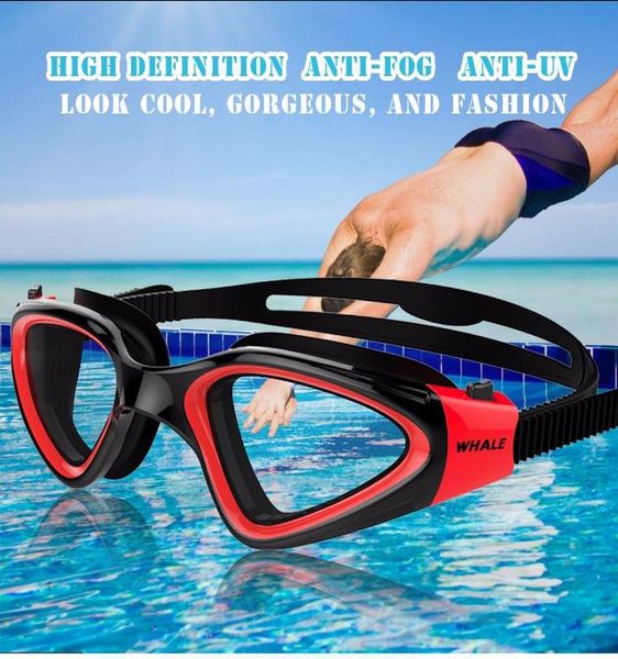 

2020 whale brand non fogging soft silicone adjustable professional swimming goggles swim glasses eyewear qylnix yyysports