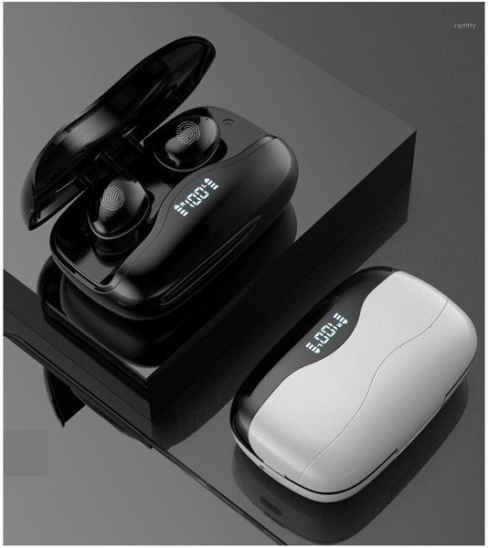 

wireless headphones tws bluetooth 5.0 hifi stereo in-ear earphone waterproof sports earbuds noise cancel headset with microphone1