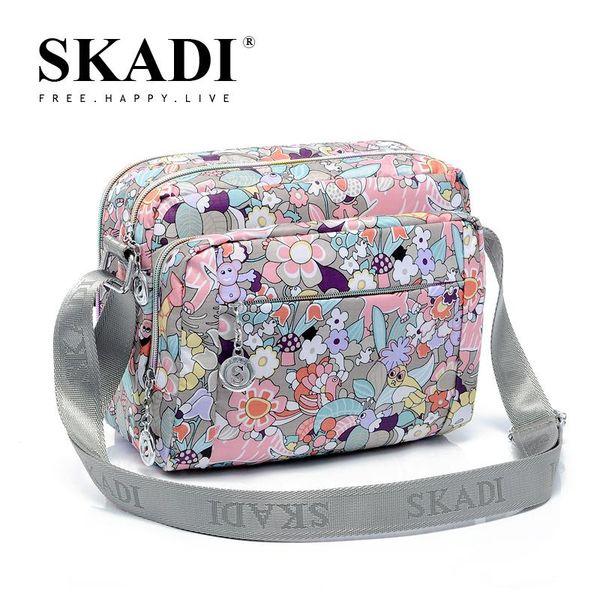 

2020 nylon casual elegant fashion 10 pocket super women's messenger bag small handbag