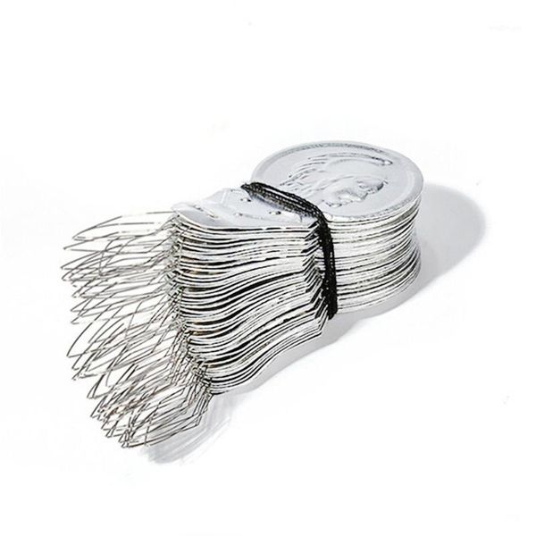 

50pcs/set easy use convenient diy knitting home quick craft tool stitch sewing small elderly needle threader1, Black