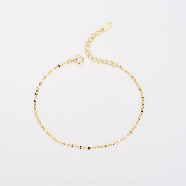 

s925 sterling silver plated 14k свет и роскошный пришивания браслет блестки блестки браслет под деревом баньян 9hfom, Golden;silver