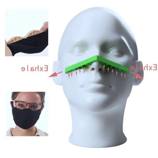 

newanti-fogging silicone glasses 1/5pcs 3d breathable mask nose bridge bracket holder
