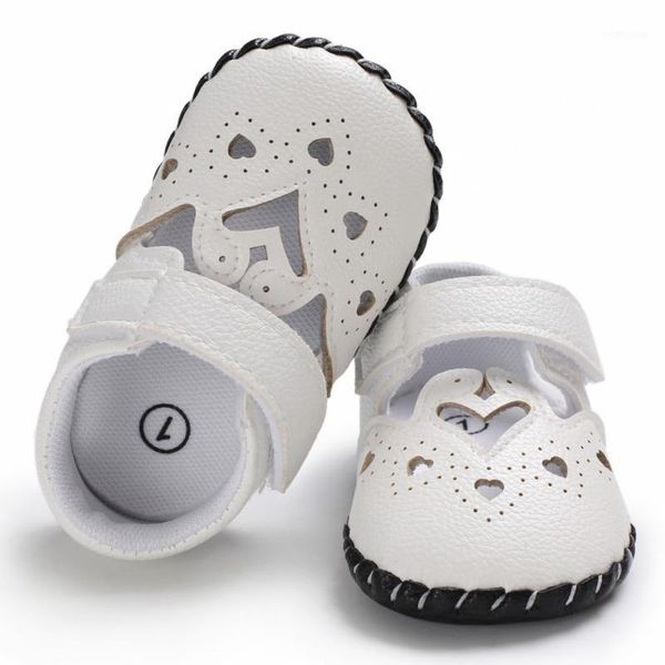 

summer newborn girls shoes pu hollow breathable princess baby shoes first walkers soft bottom slip baby girl1