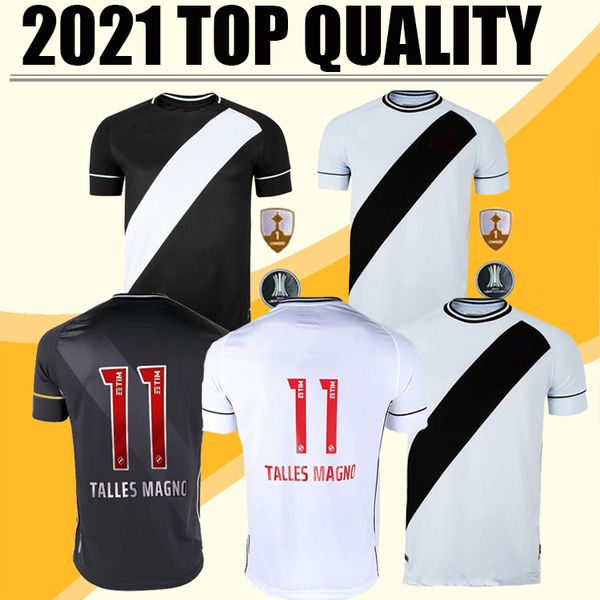 

20 21 vasco da gama soccer jerseys maxi rios paulinho fabiano muriq custom 2020 2021 black white football shirt, Black;yellow