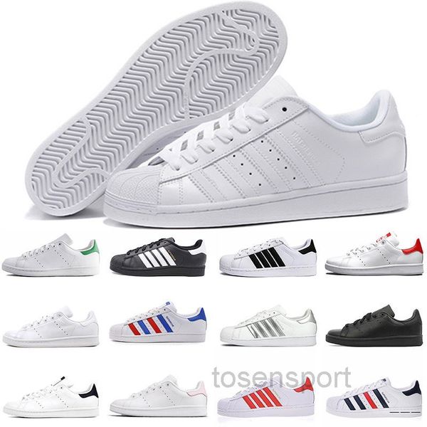 

new online sale originals stan smith shoes women men casual leather superstars skateboard punching white black green blue sports 6u-q