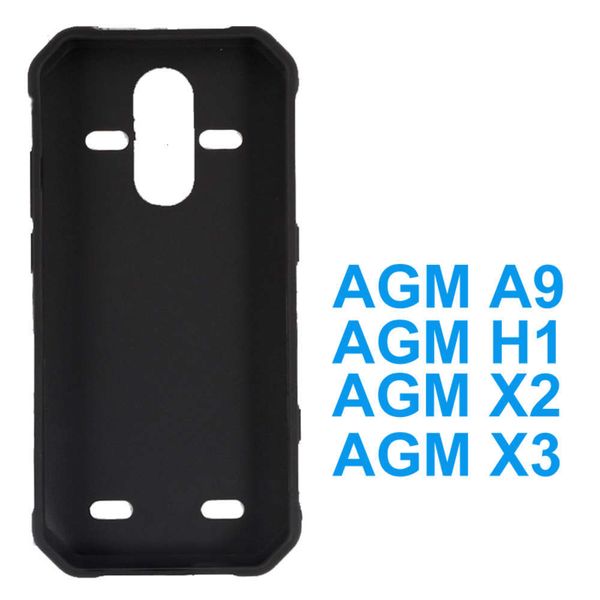 

bgrfsuitable for agm a9 h1 sheath gel pudding silicone mobile phone protective cover agm x2 se x3 geek turbine bumper soft tpu sheathswza