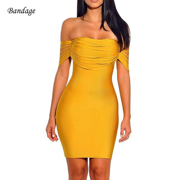

casual dresses dress tassels bodycon party night club bandage vestidos off shoulder strapless fashion women mini fringe yellow, Black;gray