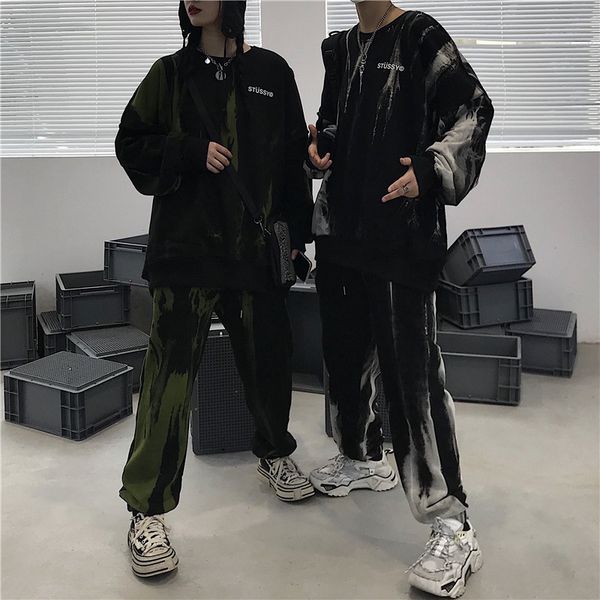 

0929 брюки дизайна для мужчин мужской одежды sweatpants мешковатых теплого и удобной модного свободной перевозки груза, Black
