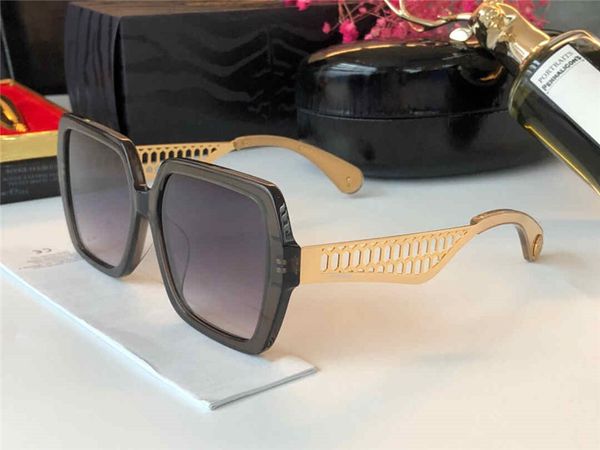 

1106 new high-end sunglasses popular fashion ladies special plate full frame style uv protection glasses full frame box, White;black