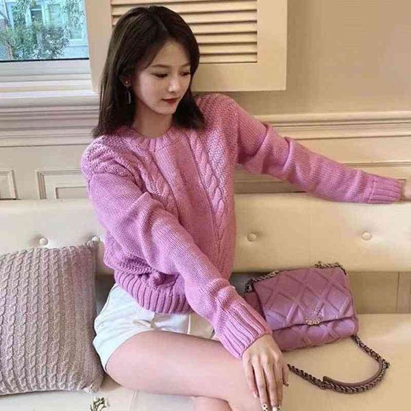 

fashion fall/winter designer high-end women's sweater crewneck comfortable soft cashmere cotton 3 color mix design, White;black
