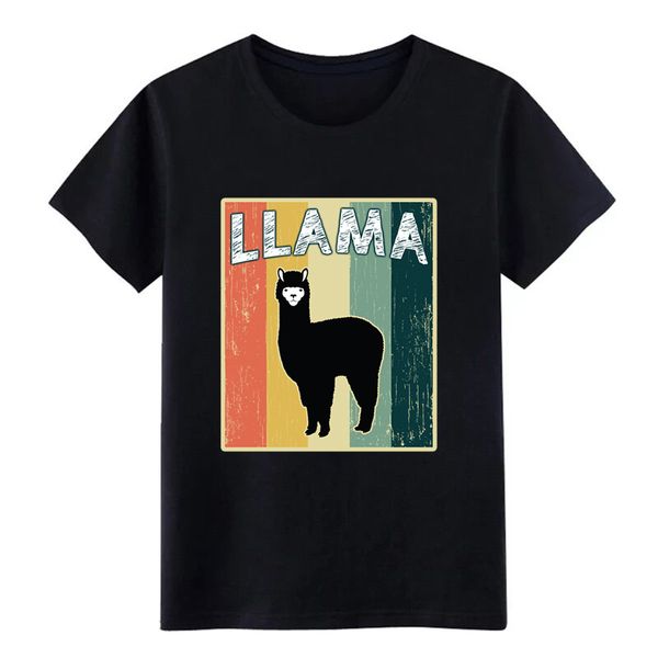 

men's llama vintage retro t shirt design cotton s-xxxl slim graphic basic spring autumn original shirt sport hooded sweatshirt hoodie