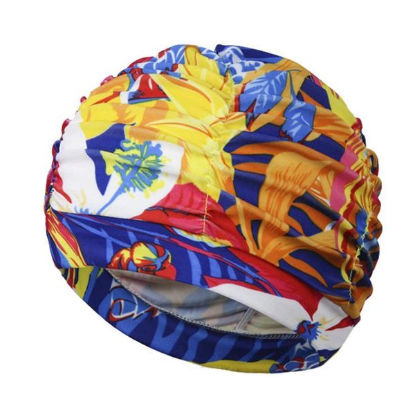

women swimming cap girl long hair bathing swimming caps hat stretch drape swim pool sport elastic nylon turban fo sqcbse