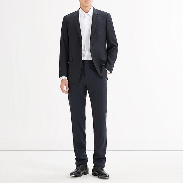 

men suits 2 piece set blazer trousers mens business casual uniform office suits wedding groom tuexdo men pants custom made1, White;black