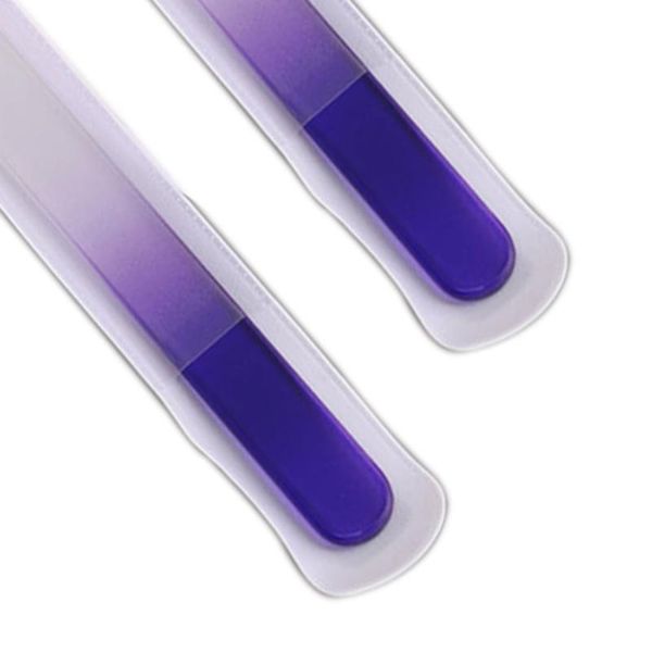 

4pcs solid color nail file crystal glass nail cuticle remover dead skin removal tools 4p qylvdv